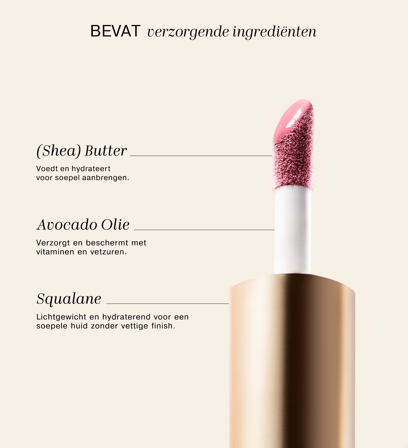 Vibrant Skin Duo met Vibrant Cheeks Liquid Blush in Pink Peony, verrijkt met Shea Butter, Avocado Olie en Squalane.
