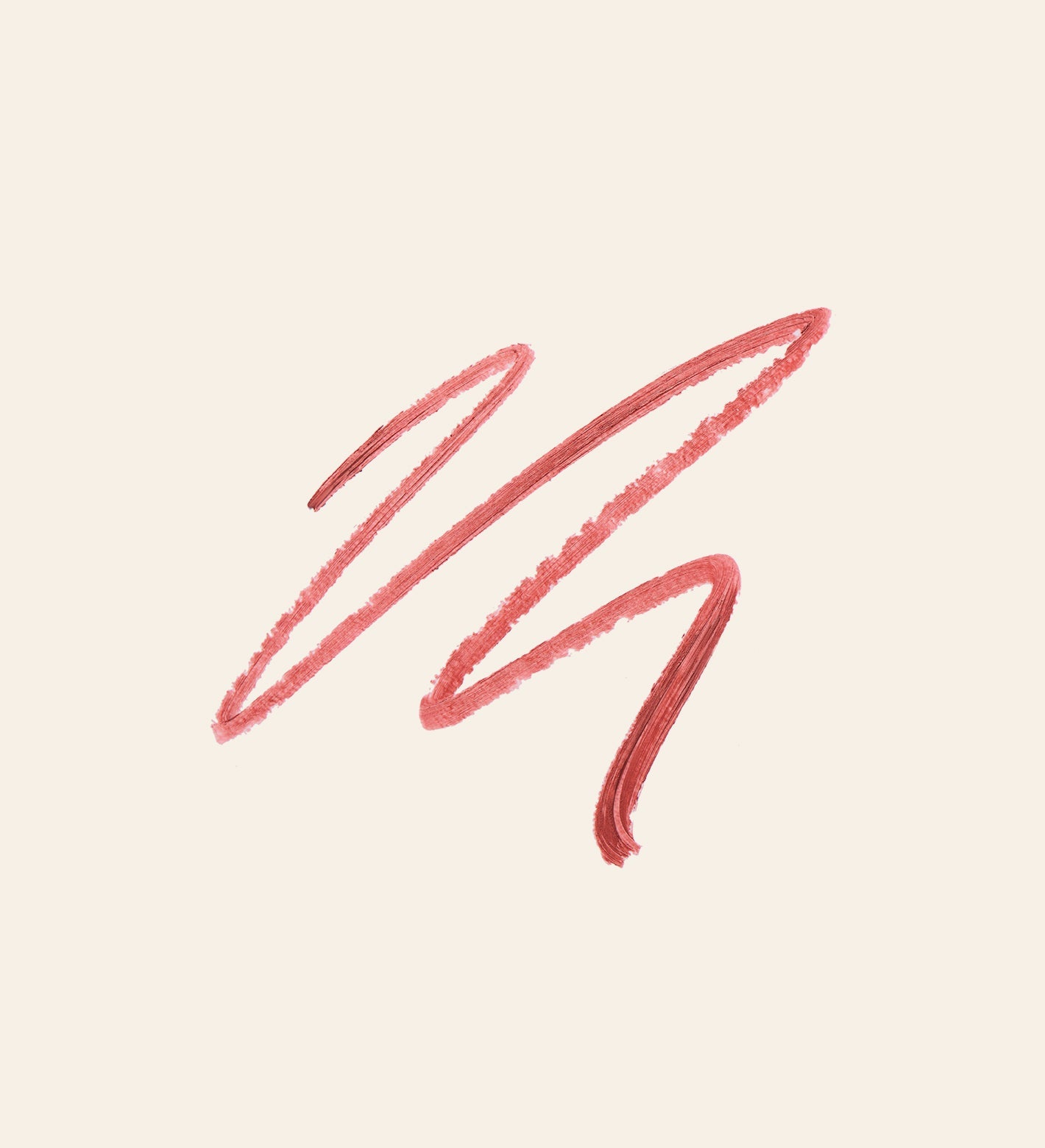 Signature Lip Pencil swatch in Perfect Nude met een romige matte finish voor precieze lipdefinitie.